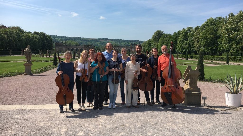 Händelorchester Streicherbesetzung 2019 in Weikersheim auf Probenwochenende